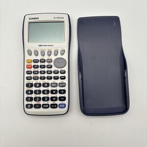 Casio fx-9750GII Graphing Calculator With Slide Cover, Tested Working. Clean.